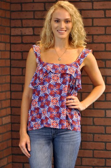 Candace Ruffle Tank...