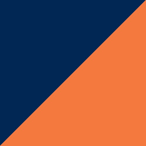 Navy & Orange