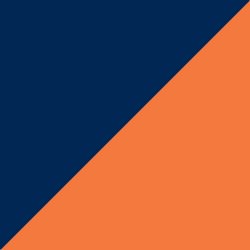 Navy & Orange