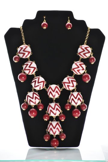 Chevron Necklace- G...