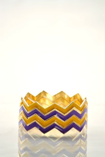 Small Chevron Bangl...