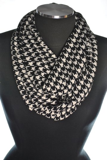 Houndstooth Infinity Scarf