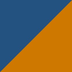 Navy and Burnt Orange